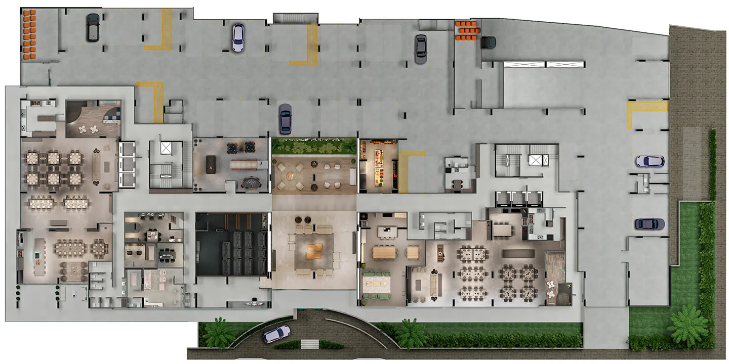 Manhattan - Cimes Construtora - Térreo